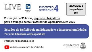 Estudos da Deficiência na Educação Anticapacitismo Interseccionalidade e Ética do Cuidado 4 [upl. by Rickie793]