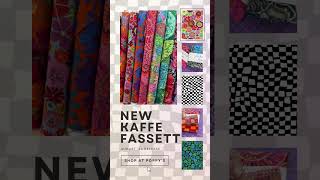 New KAFFE FASSETT Prints  August 24 collection quilting sewing fabric craftideas [upl. by Deden858]