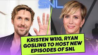 Kristen Wiig Ryan Gosling to Host New Episodes of SNLRyan Gosling and Kristen Wiig are Headed SNL [upl. by Roshan943]