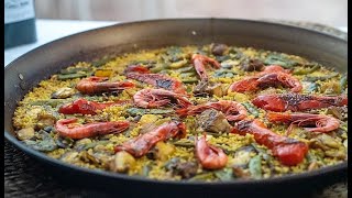 Paella de Marisco y Carne Un mar y montaña espectacular [upl. by Margaux271]