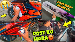 DOST ko Mara  Gaddar Dost  New Wrap Zx10r Modification Preparation for Ladakh Ride [upl. by Garihc]