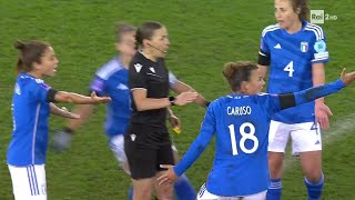 Sweden vs Italy  UEFA Womens Nations League 202324 [upl. by Weksler963]