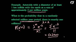 The Poisson Distribution Introduction fast version [upl. by Rozanna]