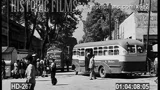 Barrios de la Ciudad de México en 1945  1 [upl. by Gargan]