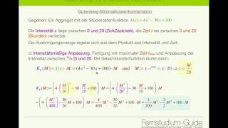 EBWL GutenbergMinimalkostenkombination Teil 2 [upl. by Tteltrab556]