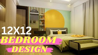 Modern 12x12 Bedroom Interior Design  Dreamy Retreat  3D [upl. by Zurc]