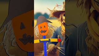 DIY Wooden Scarecrow Craft 🎃  Easy craft to do at home diy craft craftyfun kids [upl. by Ynnohj161]