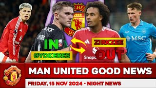 🔴 MANCHESTER UNITED NEWS TODAY 🔴 MAN UNITED TRANSFER 🔴 GYOKERES IN ZIRKZEE OUT  INEOS GAME CHANGER [upl. by Mckinney815]