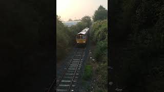 Class 66 66799 runs down fletton branch for driver experience duties train [upl. by Patrica483]