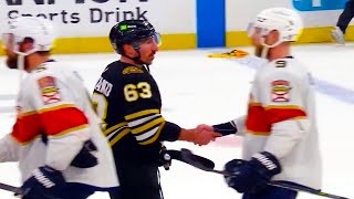 Brad Marchand and Sam Bennett Shake Hands  Panthers vs Bruins Game 6 NHL Playoffs Highlights [upl. by Ermina680]