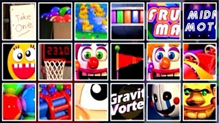 Five Nights at Freddys 6 ALL MINIGAMES UNLOCKED [upl. by Berenice375]