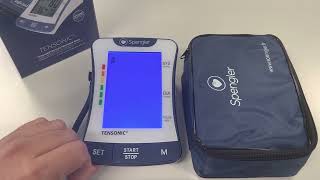 Productvideo Spengler Tensonic bloeddrukmeter [upl. by Nayllij583]