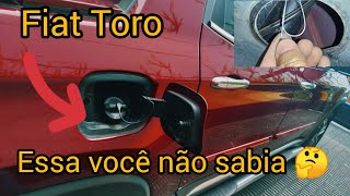 Fiat Toro Como abrir a Tampa do combustível em caso de emergência 😎 [upl. by Atalante]