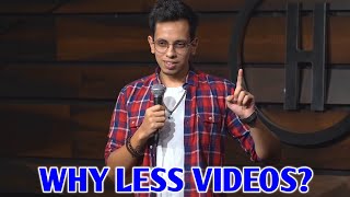 Why Stand up Comedians Post less Videos on YouTube  YashRathi9 Standup Comedy Facts shorts [upl. by Corbett]