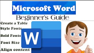 Beginners Guide to Microsoft Word in a way that is easy to learn [upl. by Atenaz604]