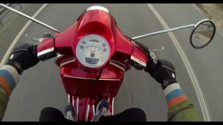 Vespa PX 221 Malossi Mhr Acceleration [upl. by Aillil]