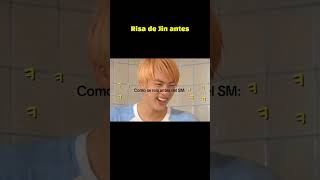 Risa de Jin antes y ahora bts btslatinoamerica army btstuspatrones btsarmy parati jin [upl. by Notyalk]