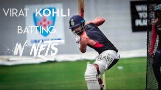 Virat Kohli Batting Practice In Nets HD  Sport Blaster [upl. by Farlay]