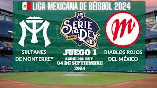 ⚾️Sultanes vs Diablos Rojos⚾️Donde Verlo EN VIVOLiga Mexicana de Beisbol Serie del Rey 2024 [upl. by Immij773]