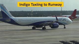 Indigo  Taxiing to runway  Bangalore Airport  planespotting  A320neo [upl. by Ailgna767]