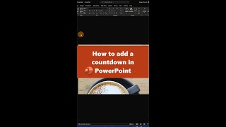 ⏲️How to add a countdown in PowerPoint [upl. by Dedric738]