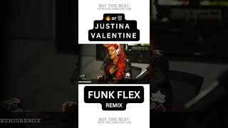 JUSTINA VALENTINE Goes Crazy On FUNK FLEX REMIX [upl. by Sew]