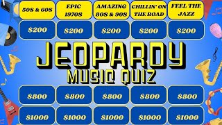 CAN YOU GUESS THE SONG JEOPARDY STYLE MUSIC QUIZ IN 6 SECONDS [upl. by Ronni]