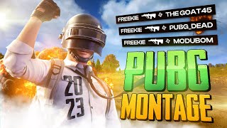 2023 Freekie PUBG Montage [upl. by Selemas]