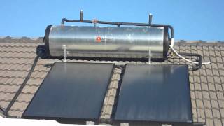 Solar Water Heating  Part 2 Evacuated tubes and flat plate collector solar geysers [upl. by Airamasor599]