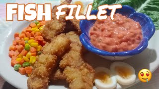 How to cook FISH FILLET  By pards [upl. by Asilam]