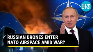 Panic In NATO Nation Romania Alleges Airspace Violation By Russian Drones  Details [upl. by Liddie]