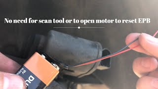 Volvo Rear Brakes and EPB Reset no need to open EPB motor [upl. by Aisatan]