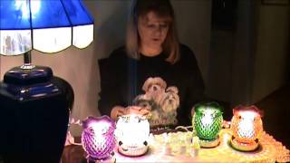 How to Use an Aromatherapy Oil Warmer  Featured Crystal Glass Touch Lamp [upl. by Darcy]