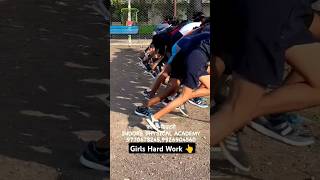 girl hard work army training short video viral Indore physical academy Shorts [upl. by Robers318]