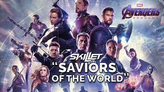 Skillet  Saviors of the World Ft The Avengers  End Game Official Music Video [upl. by Domel150]