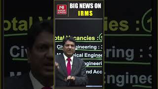 IRMS 2023 important update  New Exam Pattern  A must watch  By B Singh Sir CMD MADE EASY [upl. by Ragan]