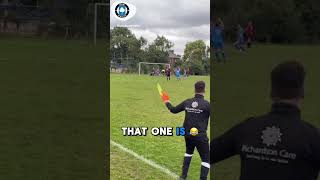 Cinematic  commentating his goal mid game 😂 englandfootball football soccer sundayleague [upl. by Salangia]