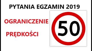 🔴🔴Pytania egzaminacyjne z testów na prawo jazdy 🔴🔴 dopuszczalne prędkości🏎czI [upl. by Eciralc]