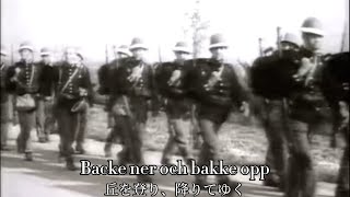 Swedish military song Vi går fram fram fram  スウェーデン軍歌 [upl. by Parrie]