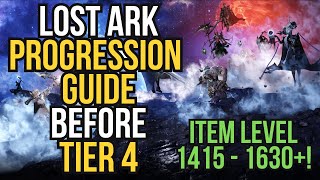 Lost Ark Progression Guide Before Tier 4  Item Level 1415  1630 [upl. by Leoine906]