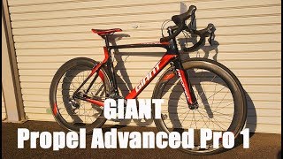 GIANT Propel Advanced Pro 1 2018に乗ってみた [upl. by Neeruan386]