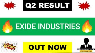 Exide industries Q2 Results 2024  Exide industries Stock  Exide industries Results Today  Exide [upl. by Dekow]