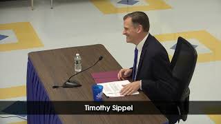 Superintendent Search Interview  Timothy Sippel 5222 [upl. by Clea837]