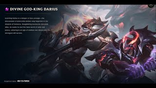 DIVINE GODKING DARIUS SKIN SPOTLIGHT08132024 [upl. by Artina372]