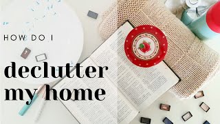 HOW DO I DECLUTTER MY HOME  INSPIRATION AND TIPS  Uncertain items  declutter [upl. by Anitsyrhc]