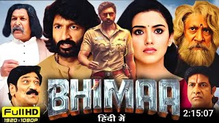 Bhimaa hindi dubbed 2024 movie  New south movie like fifa fillmore south india [upl. by Consalve]