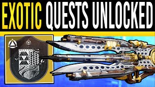 Destiny 2 ALL FINAL SHAPE EXOTIC QUESTS  Everything You Need to Get Them NOW Post Campaign [upl. by Synn]