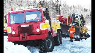 Heavy Recovery  Scania SBAT111 6x6 amp Scania 124 6x6  Sweden  4K [upl. by Israeli]