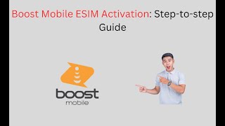 How to Activate Boost Mobile eSIM [upl. by Duncan]