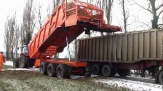 Larringtons New Ejector Crop Transfer Trailer  Multiple Lamma Award Winner 2013 [upl. by Ayvid]